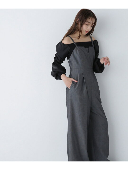 楽天市場】【SALE／30%OFF】カシュクールディテールオールインワン 