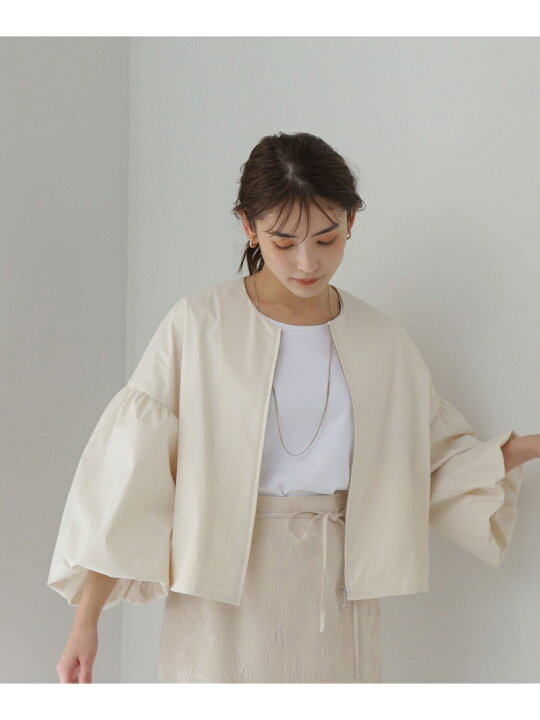 楽天市場】【SALE／30%OFF】バルーンスリーブブルゾン NATURAL BEAUTY 