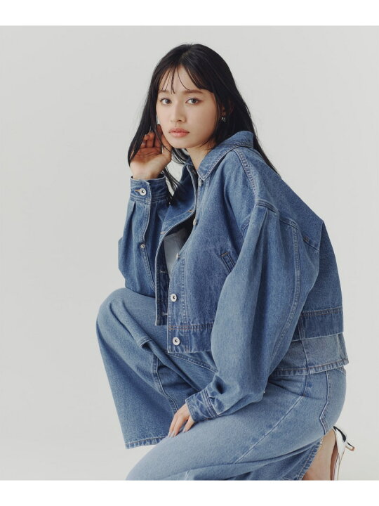 楽天市場】クロップドデニムジャケット NATURAL BEAUTY BASIC 