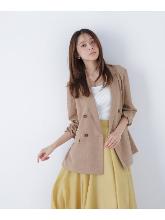 楽天市場】【SALE／50%OFF】ライトボクシーダブルジャケット NATURAL 