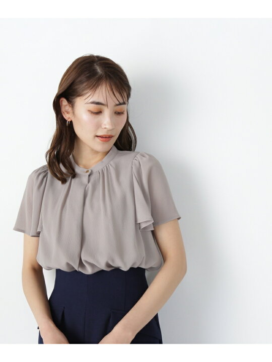 楽天市場】【SALE／10%OFF】楊柳フレアスリーブブラウス NATURAL 