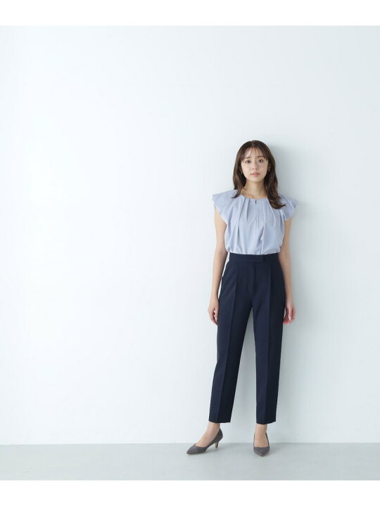 楽天市場】＜Peストレッチツイルセットアップ＞テーパードパンツ  