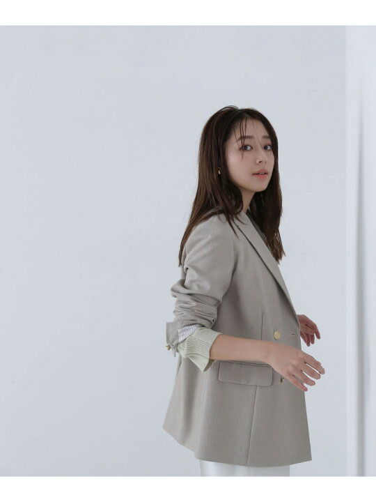 楽天市場】ダブルブレストボクシージャケット NATURAL BEAUTY BASIC 