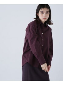 【SALE／50%OFF】ゴールドボタンフォルムシャツ NATURAL BEAUTY BASIC ナチュラルビューティベーシック トップス シャツ・ブラウス ブラウン ベージュ ゴールド【RBA_E】【送料無料】[Rakuten Fashion]