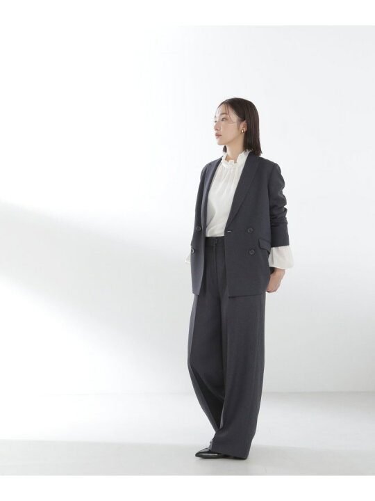 楽天市場】シャークスキンSETUPシリーズ ワイドパンツ 24SS NATURAL  
