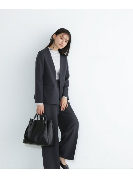 楽天市場】シャークスキンSETUPシリーズ ワイドパンツ 24SS NATURAL 