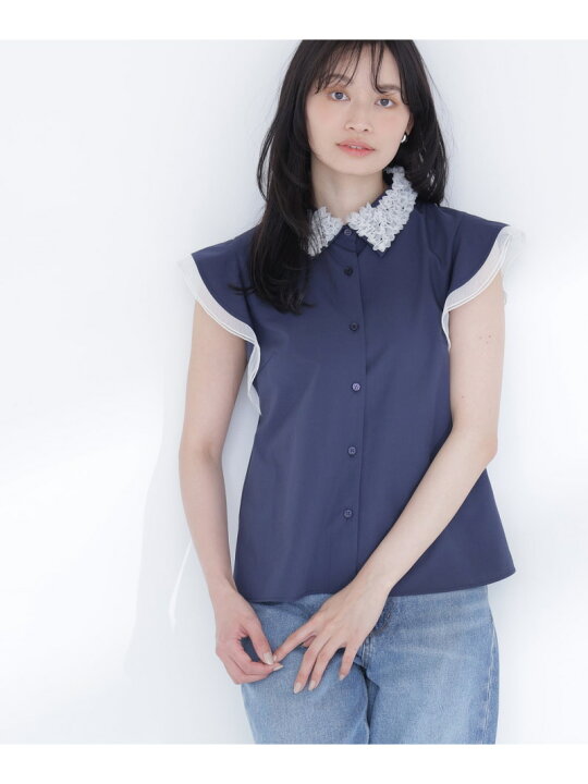 楽天市場】チュールカラーシャツ NATURAL BEAUTY BASIC ナチュラル 