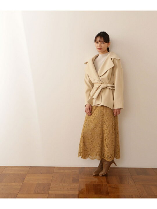 楽天市場】【SALE／60%OFF】シャギーベルテッドショートコート NATURAL 