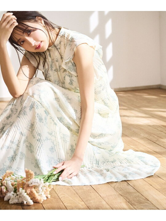 楽天市場】アゼリアガーデンプリントワンピース NATURAL BEAUTY BASIC  