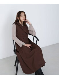 2wayショルダーリボンジャンスカ NATURAL BEAUTY BASIC ナチュラルビューティベーシック ワンピース・ドレス ワンピース ブラック ベージュ【送料無料】[Rakuten Fashion]