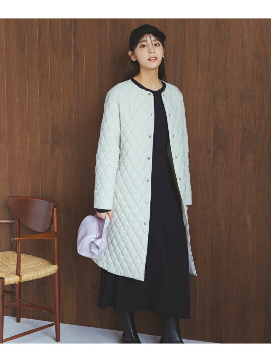 楽天市場】【SALE／10%OFF】キルティングロングコート NATURAL BEAUTY 