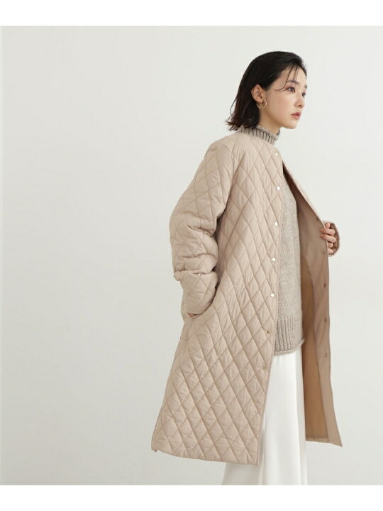 楽天市場】【SALE／10%OFF】キルティングロングコート NATURAL BEAUTY  