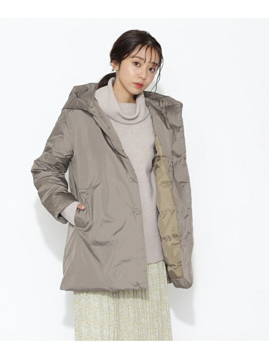 楽天市場 Sale 50 Off Greendownミディアムダウン Natural Beauty Basic ナチュラルビューティベーシック コート ジャケット ブルゾン カーキ ブラック ベージュ Rba E 送料無料 Rakuten Fashion Natural Beauty Basic