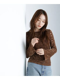 【SALE／30%OFF】モールレーストップス NATURAL BEAUTY BASIC ナチュラルビューティベーシック トップス カットソー・Tシャツ ブラウン ホワイト ブルー【RBA_E】【送料無料】[Rakuten Fashion]