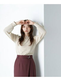 【SALE／30%OFF】プリーツスリーブノットボタンニット NATURAL BEAUTY BASIC ナチュラルビューティベーシック トップス ニット ホワイト ブラック ブルー【RBA_E】【送料無料】[Rakuten Fashion]