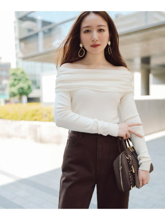 楽天市場】【SALE／30%OFF】オフショルコンパクトニット NATURAL 