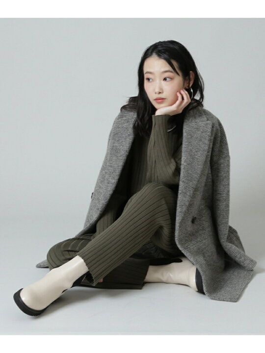 楽天市場】【SALE／50%OFF】グレンチェックボンディングハーフコート 