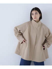 【SALE／40%OFF】スタンドネックテントラインブルゾン NATURAL BEAUTY BASIC ナチュラルビューティベーシック ジャケット・アウター ブルゾン・ジャンパー ブラック ベージュ【RBA_E】【送料無料】[Rakuten Fashion]