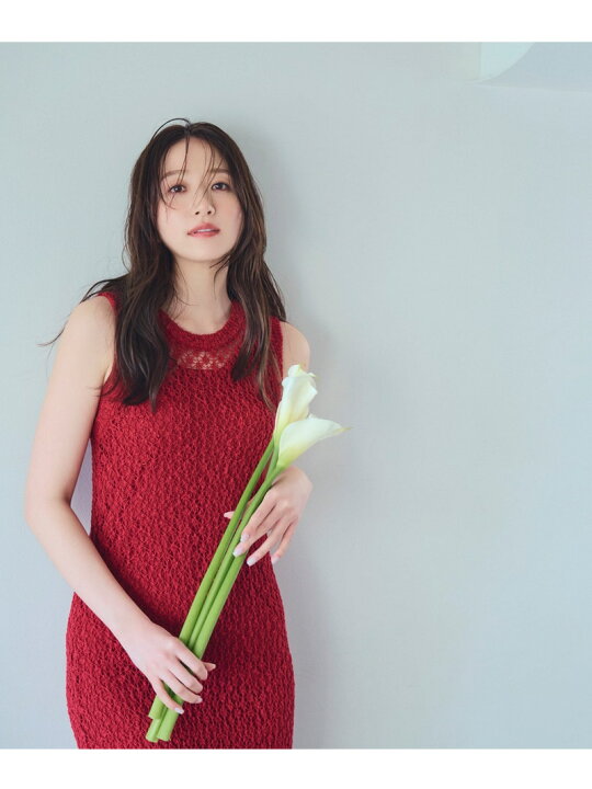楽天市場】【SALE／30%OFF】メッシュナローニットワンピース NATURAL 