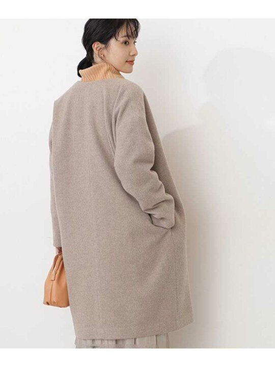 楽天市場】【SALE／10%OFF】カシミヤブレンドライトコート Vカラー 