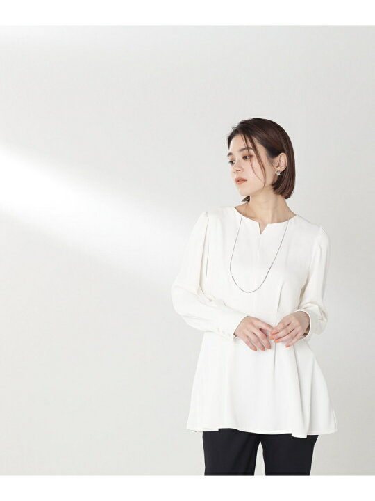 楽天市場】【SALE／30%OFF】ペプラムチュニックブラウス NATURAL 