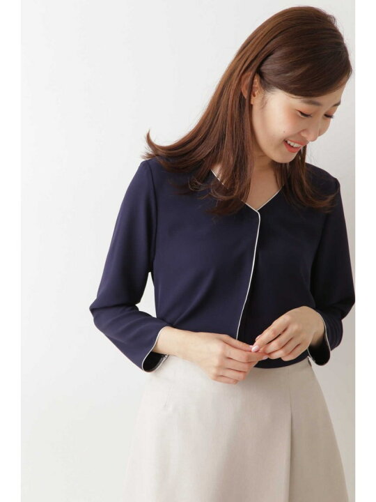 楽天市場】【SALE／50%OFF】バイカラーブラウス◇ NATURAL BEAUTY 