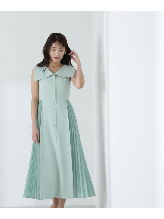 楽天市場】【SALE／10%OFF】サイドプリーツワンピース NATURAL BEAUTY 