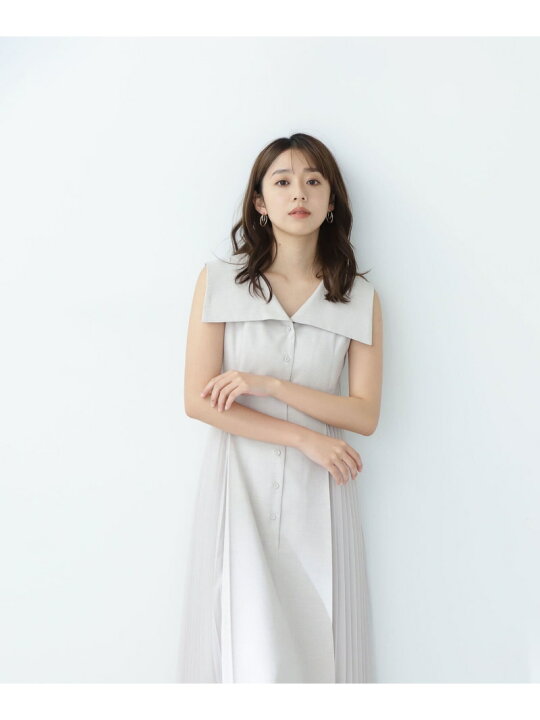 楽天市場】【SALE／50%OFF】サイドプリーツワンピース NATURAL BEAUTY  