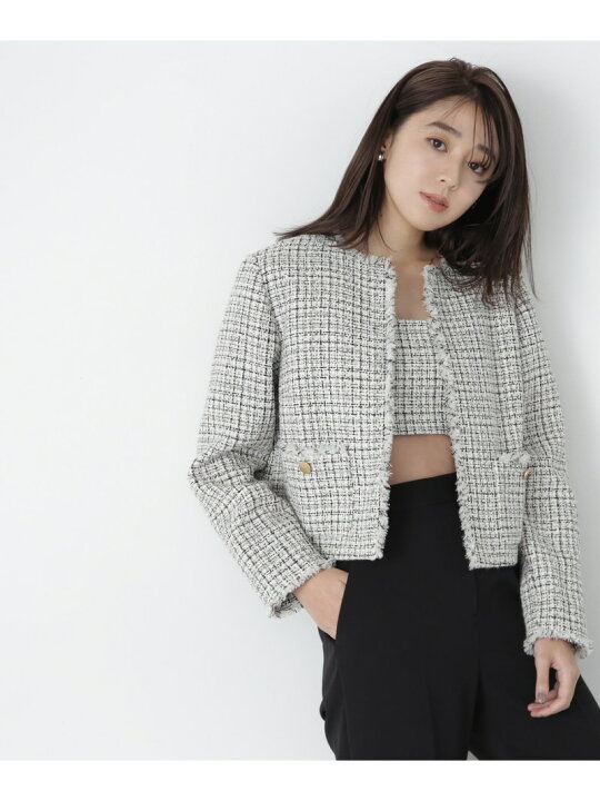 楽天市場】【SALE／30%OFF】ツイード SETUP ジャケット NATURAL BEAUTY 
