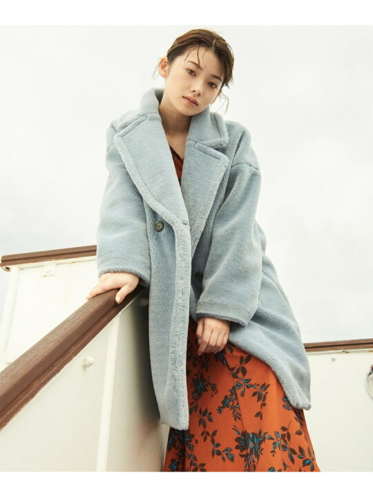 楽天市場】【SALE／30%OFF】ボアロングコート 24AW NATURAL BEAUTY 