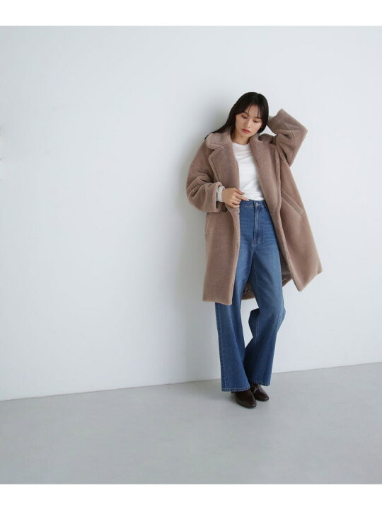 楽天市場】【SALE／30%OFF】ボアロングコート 24AW NATURAL BEAUTY 