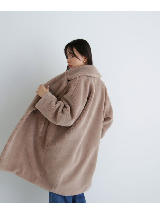 楽天市場】【SALE／30%OFF】ボアロングコート 24AW NATURAL BEAUTY 