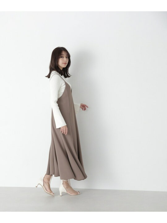 楽天市場】【SALE／50%OFF】Vネックキャミワンピース NATURAL BEAUTY 
