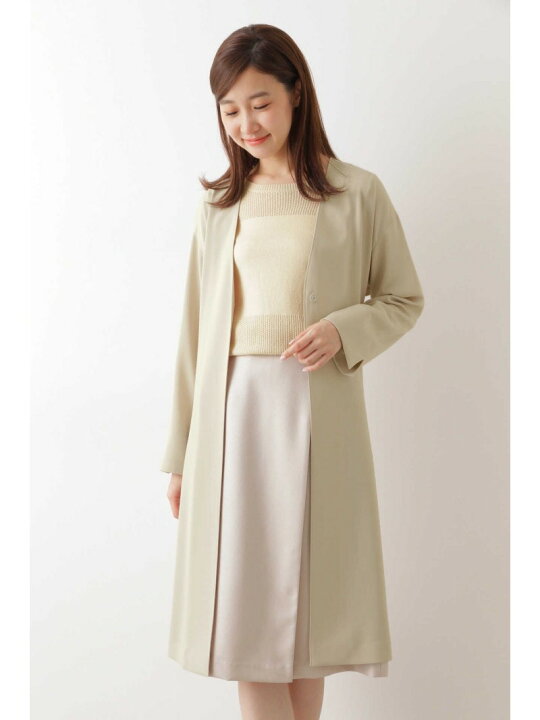 楽天市場】【SALE／60%OFF】[洗える]ライトドビークロスコート 