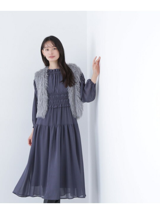 楽天市場】シャーリングシアーワンピース* NATURAL BEAUTY BASIC 