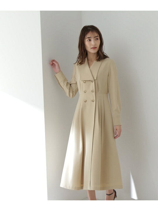 楽天市場】【SALE／60%OFF】トレンチフレアワンピース NATURAL BEAUTY  
