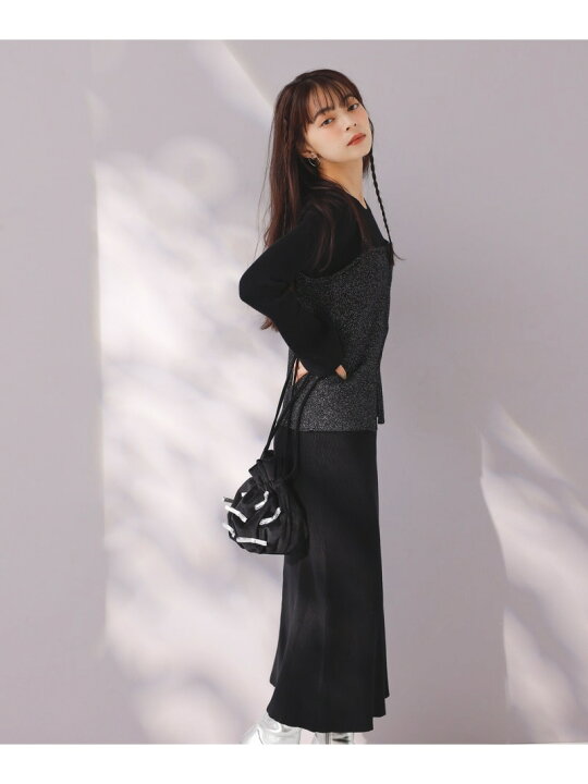 楽天市場】【SALE／30%OFF】ジップビスチェ&ナローニットワンピース 