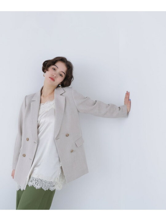 楽天市場】【SALE／50%OFF】＜N.＞からみ織りダブルジャケット NATURAL 