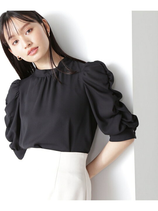 楽天市場】【SALE／10%OFF】ギャザースリーブブラウス NATURAL BEAUTY 