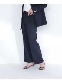 【SALE／50%OFF】リネンライク SETUP タックワイドパンツ NATURAL BEAUTY BASIC ナチュラルビューティベーシック パンツ その他のパンツ ネイビー ベージュ【RBA_E】【送料無料】[Rakuten Fashion]