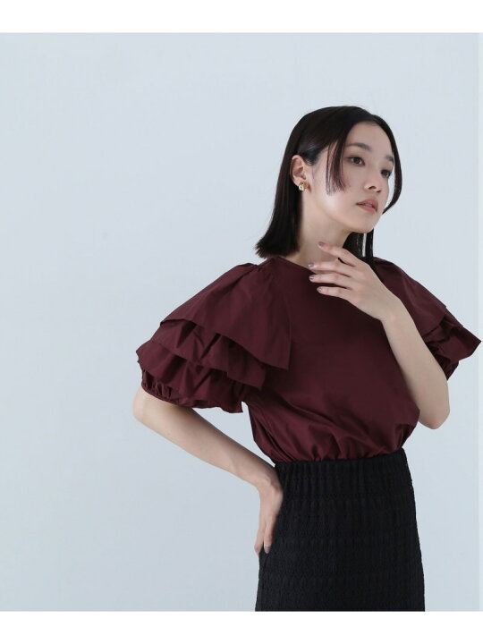 楽天市場】【SALE／50%OFF】ボリュームレイヤースリーブブラウス 