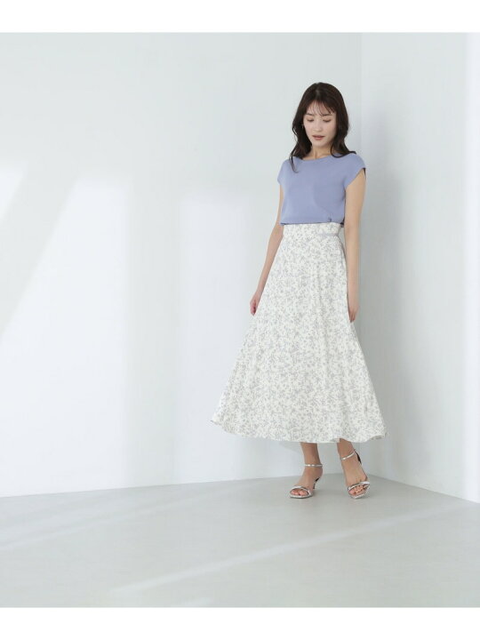 楽天市場】【SALE／10%OFF】アートフラワーフレアスカート NATURAL  