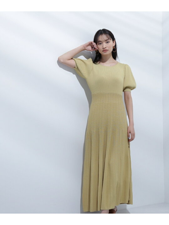 楽天市場】【SALE／50%OFF】アイレットリブニットワンピース NATURAL 