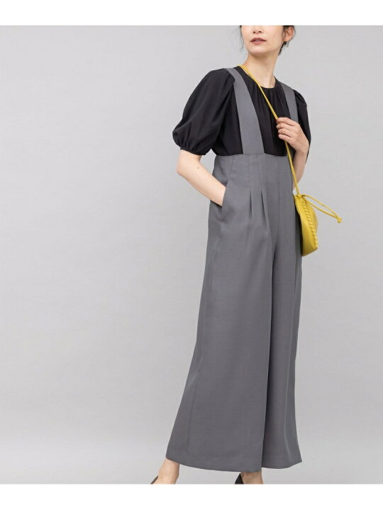 楽天市場】【SALE／50%OFF】[洗える]ハイウエストサロペット NATURAL 
