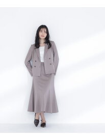 【SALE／30%OFF】ライトツイル SETUP ナローフレアスカート NATURAL BEAUTY BASIC ナチュラルビューティベーシック スカート その他のスカート ベージュ ブラウン【RBA_E】【送料無料】[Rakuten Fashion]