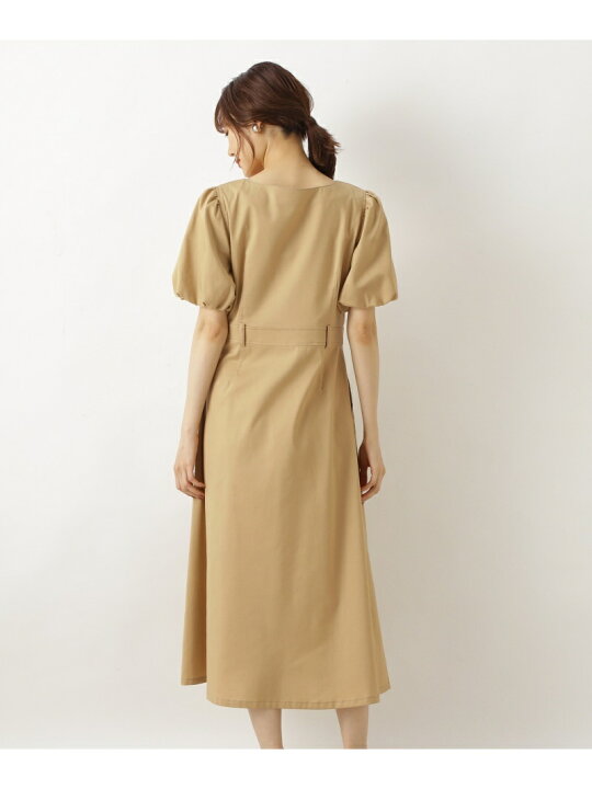 楽天市場】【SALE／30%OFF】[洗える]ボリュームスリーブワンピース 