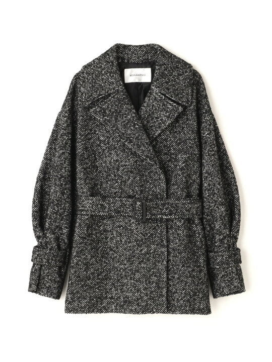 楽天市場】【SALE／10%OFF】ベルテッドツイードハーフコート 24AW 