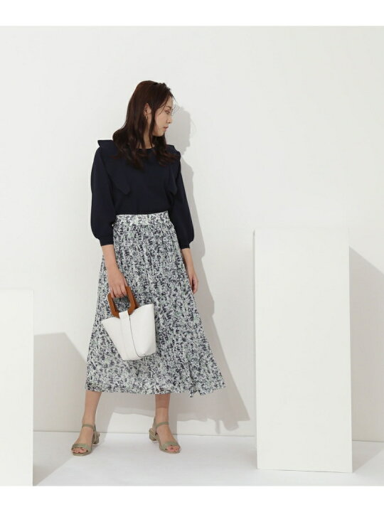 楽天市場】【SALE／10%OFF】アブストラクトプリントスカート NATURAL  