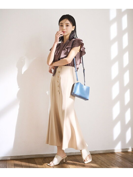 楽天市場】【SALE／10%OFF】ラッフルボウブラウス NATURAL BEAUTY 