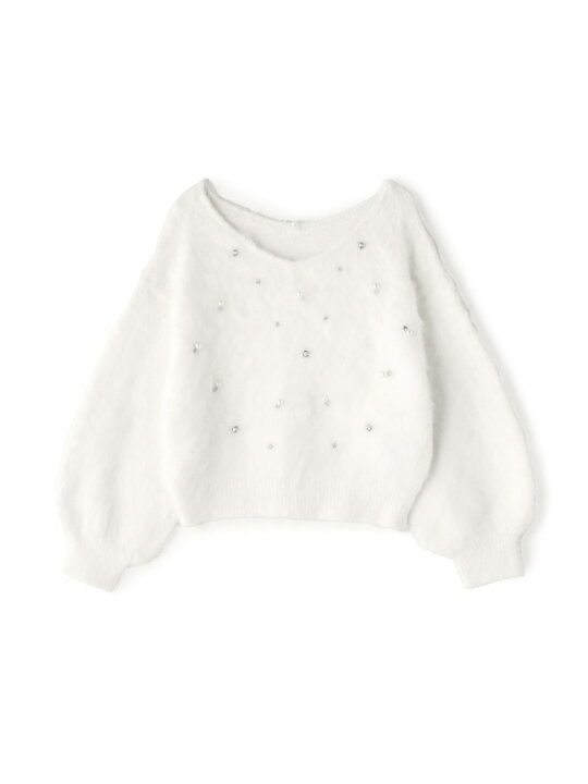 楽天市場】【SALE／10%OFF】シャギービジューニット 24AW NATURAL 